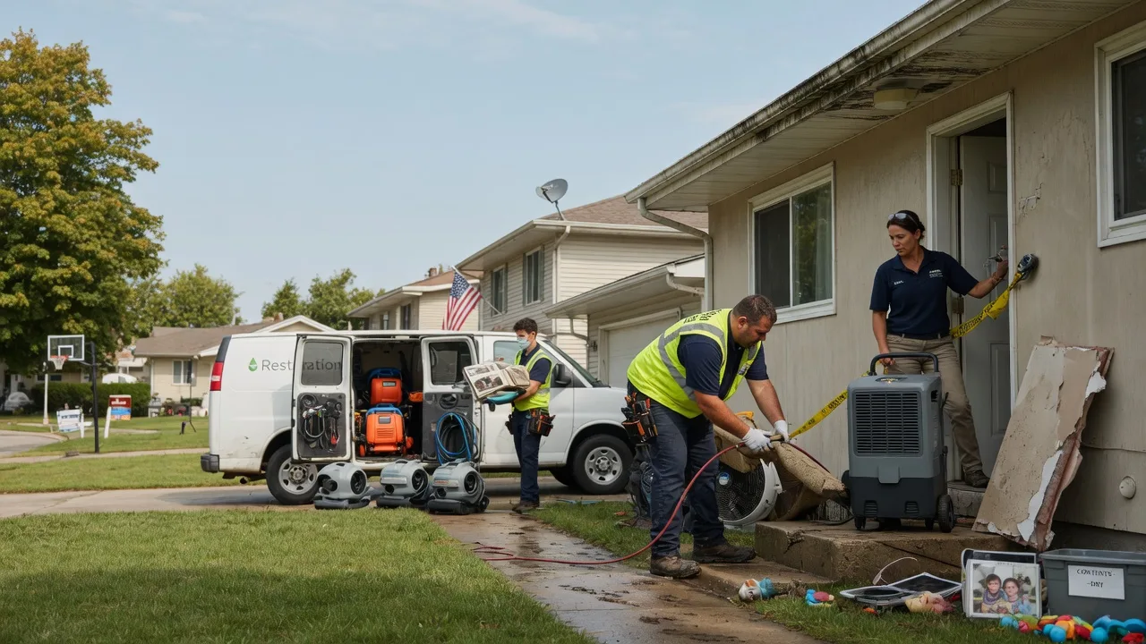 Water Damage Restoration in Ridott, IL near me